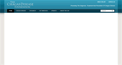 Desktop Screenshot of chagasfound.org